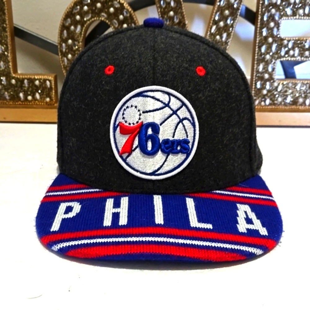 Zephyr NBA Philadelphia 76ers "Endzone" Wool Knitted Flat Bill SnapBack Hat